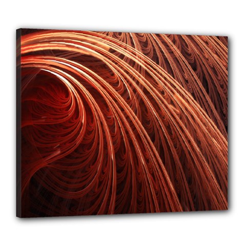 Abstract Fractal Digital Art Canvas 24  X 20  by Nexatart