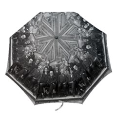 1927 Solvay Conference On Quantum Mechanics Folding Umbrellas by thearts