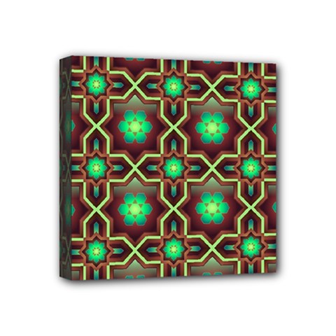 Pattern Background Bright Brown Mini Canvas 4  X 4  by Nexatart