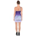 Purple Disintegrate One Soulder Bodycon Dress View2