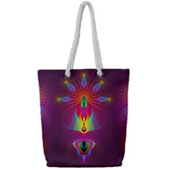 Abstract Bright Colorful Background Full Print Rope Handle Tote (small) by Nexatart