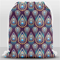 Seamless Pattern Pattern Drawstring Bag (large) by Nexatart