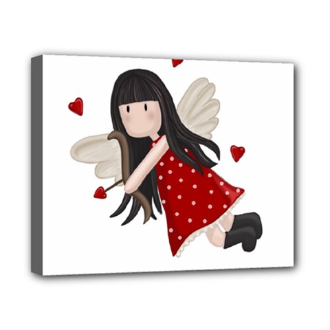 Cupid Girl Canvas 10  X 8  by Valentinaart