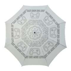 Gamer Golf Umbrellas by Valentinaart