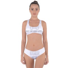 Gamer Criss Cross Bikini Set by Valentinaart
