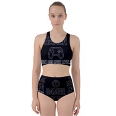 Gamer Racer Back Bikini Set by Valentinaart