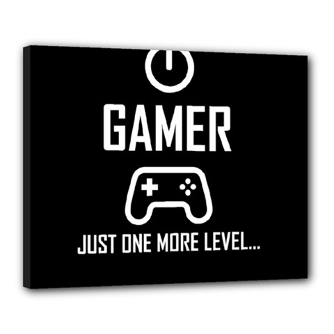 Gamer Canvas 20  X 16  by Valentinaart
