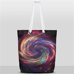 Cassiopeia Supernova Cassiopeia Full Print Rope Handle Tote (small) by Nexatart