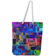 Background Art Abstract Watercolor Full Print Rope Handle Tote (large) by Nexatart