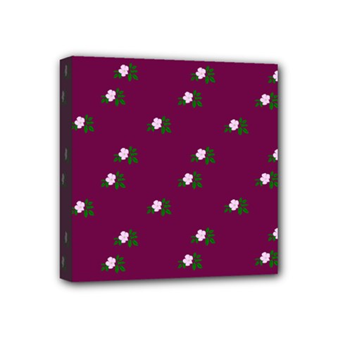 Pink Flowers Magenta Big Mini Canvas 4  X 4  by snowwhitegirl
