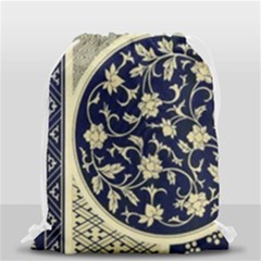 Background Vintage Japanese Drawstring Bag (small) by Nexatart