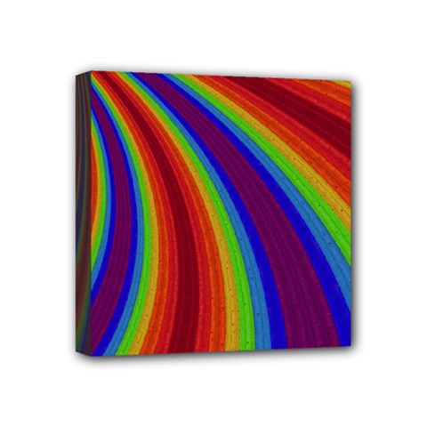 Abstract Pattern Lines Wave Mini Canvas 4  X 4  by Nexatart