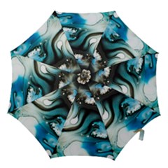 Abstract Painting Background Modern Hook Handle Umbrellas (medium) by Nexatart