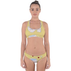 Cute Tea Cross Back Hipster Bikini Set by Valentinaart