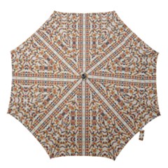 Multicolored Geometric Pattern  Hook Handle Umbrellas (large) by dflcprints
