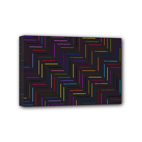 Lines Line Background Mini Canvas 6  X 4  by Nexatart