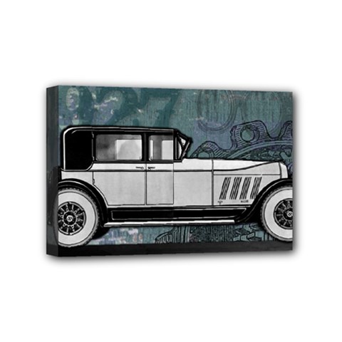 Vintage Car Automobile Auburn Mini Canvas 6  X 4  by Nexatart