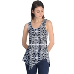 Dark Oriental Ornate Pattern Sleeveless Tunic by dflcprints