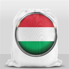 Hungary Flag Country Countries Drawstring Bag (small) by Nexatart