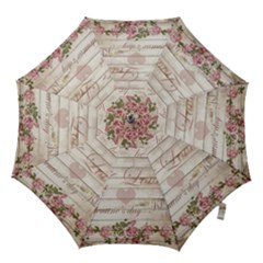 Vintage Chihuahua - Valentines Day Hook Handle Umbrellas (small) by Valentinaart