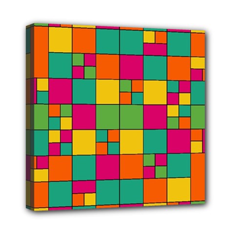 Squares Abstract Background Abstract Multi Function Bag	 by Nexatart