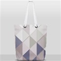 Background Geometric Triangle Full Print Rope Handle Tote (Small) View2