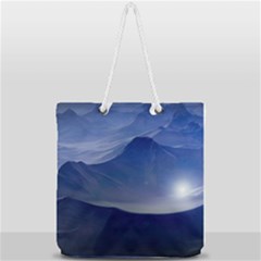 Planet Discover Fantasy World Full Print Rope Handle Tote (large) by Nexatart