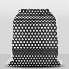 Holes Sheet Grid Metal Drawstring Bag (small) by Nexatart