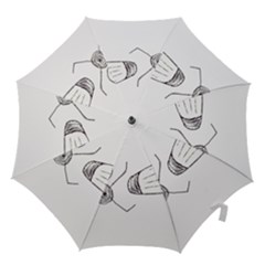 Violence Concept Drawing Illustration Small Hook Handle Umbrellas (medium) by dflcprints