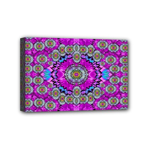 Spring Time In Colors And Decorative Fantasy Bloom Mini Canvas 6  X 4  by pepitasart