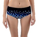 Flat Tech Camouflage Reverse Blue Reversible Mid-Waist Bikini Bottoms View1