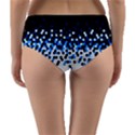 Flat Tech Camouflage Reverse Blue Reversible Mid-Waist Bikini Bottoms View2