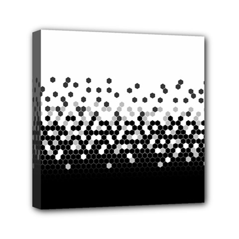 Flat Tech Camouflage White And Black Canvas Travel Bag by jumpercat