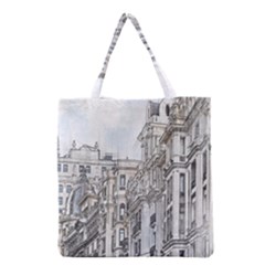 Architecture Building Design Grocery Tote Bag by Nexatart