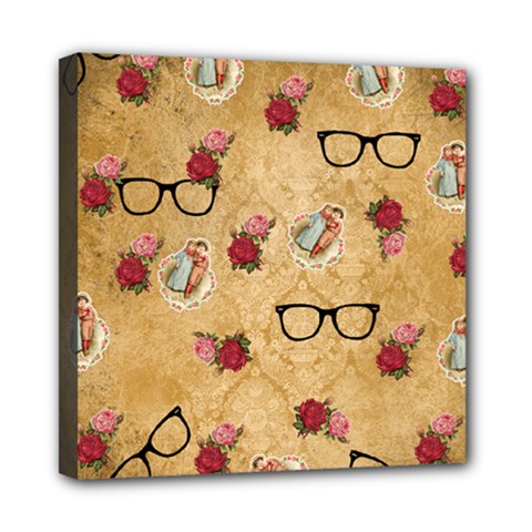 Vintage Glasses Beige Multi Function Bag	 by snowwhitegirl
