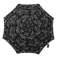 Dark Abstract Pattern Hook Handle Umbrellas (medium) by dflcprints