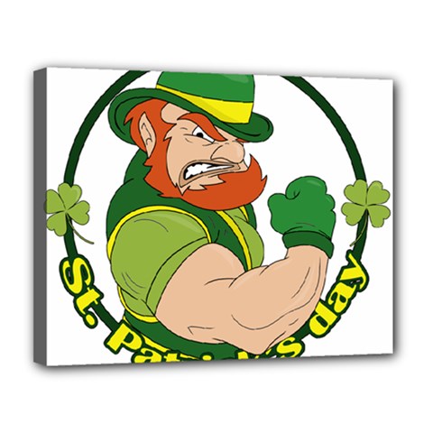 St  Patricks Day Canvas 14  X 11  by Valentinaart