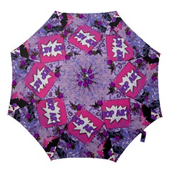 Purlpe Retro Pop Hook Handle Umbrellas (small) by snowwhitegirl