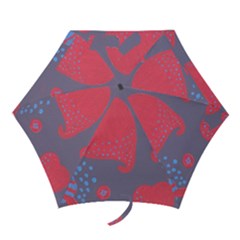 Lollipop Attacked By Hearts Mini Folding Umbrellas by snowwhitegirl