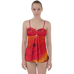Flower Babydoll Tankini Set by snowwhitegirl