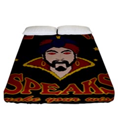 Zoltar Speaks Fitted Sheet (king Size) by Valentinaart