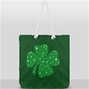 Sparkly Clover Full Print Rope Handle Tote (Large) View1