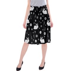 Easter Bunny  Midi Beach Skirt by Valentinaart