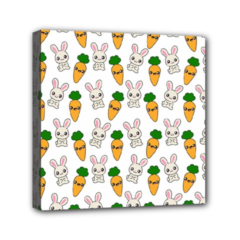 Easter Kawaii Pattern Canvas Travel Bag by Valentinaart