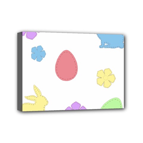 Easter Patches  Mini Canvas 7  X 5  by Valentinaart