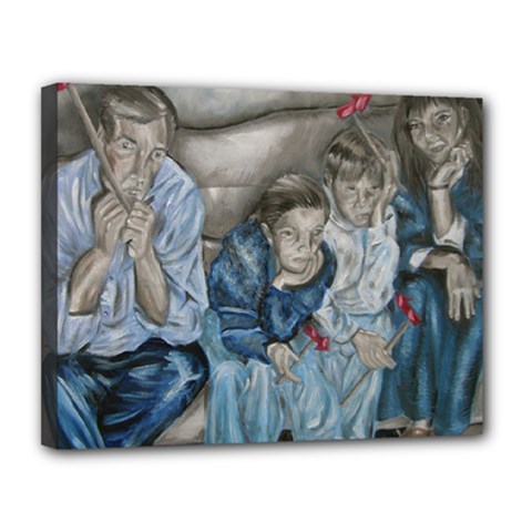The Nobodies Canvas 14  X 11  by redmaidenart
