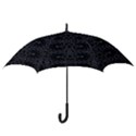Dark Ethnic Sharp Pattern Hook Handle Umbrellas (Medium) View3