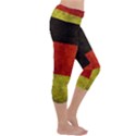 Football World Cup Capri Yoga Leggings View3
