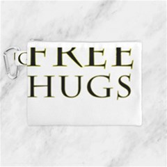 Freehugs Canvas Cosmetic Bag (medium) by cypryanus