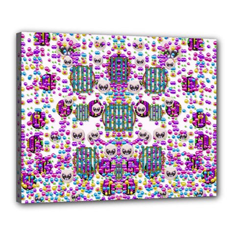 Alien Sweet As Candy Canvas 20  X 16  by pepitasart